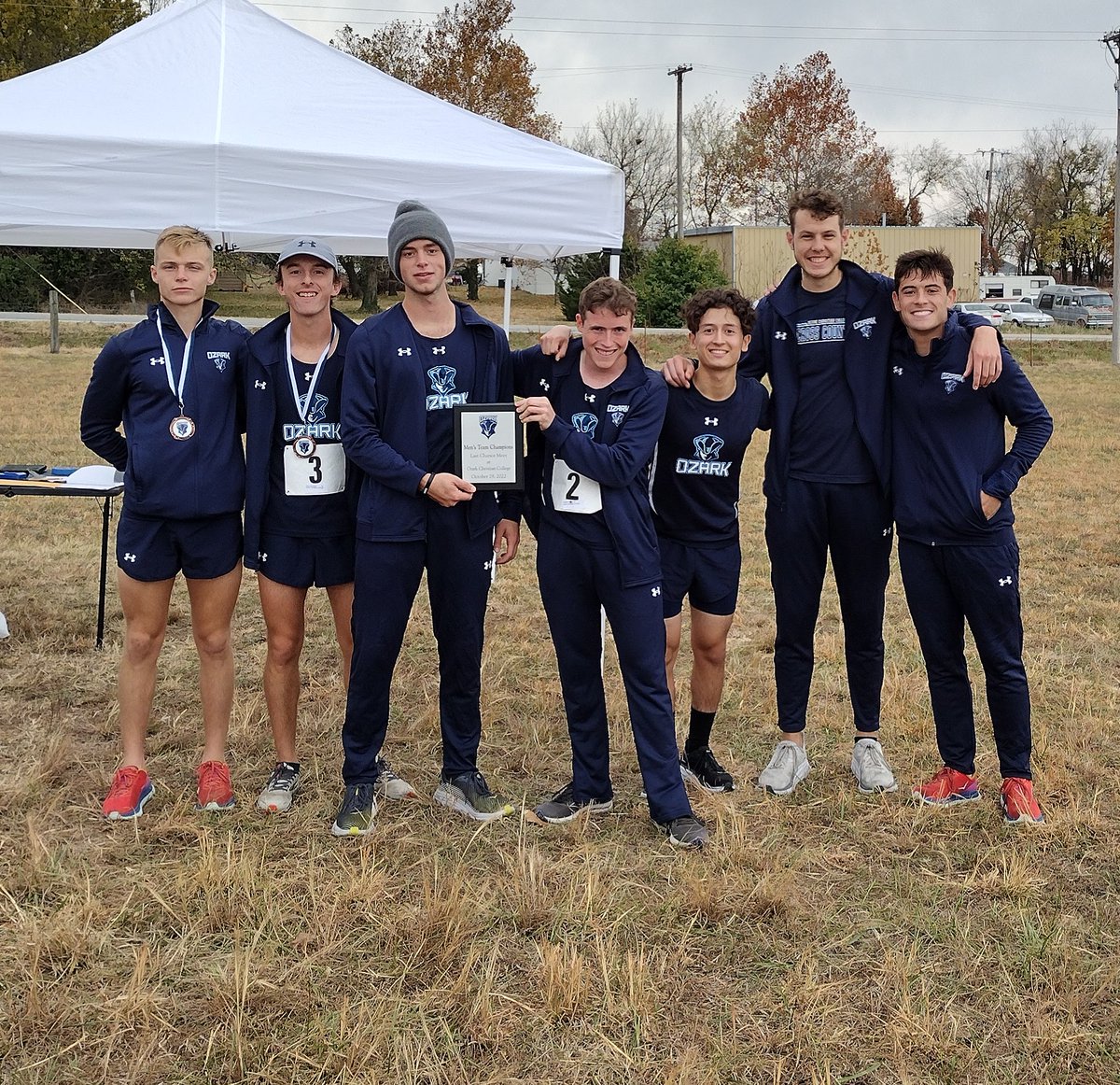 Congrats to the Ozark Christian College men's team on winning our home meet. Team score was 17 points. <a href="/Ozark1942/">Ozark Christian College</a> <a href="/OzarkAthletics/">Ozark Athletics</a>