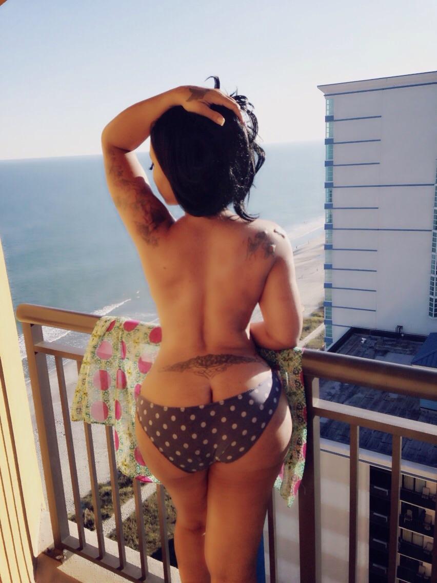 At my beachside vacation house lounging in my chair Strawberry bulldog margaritas ..