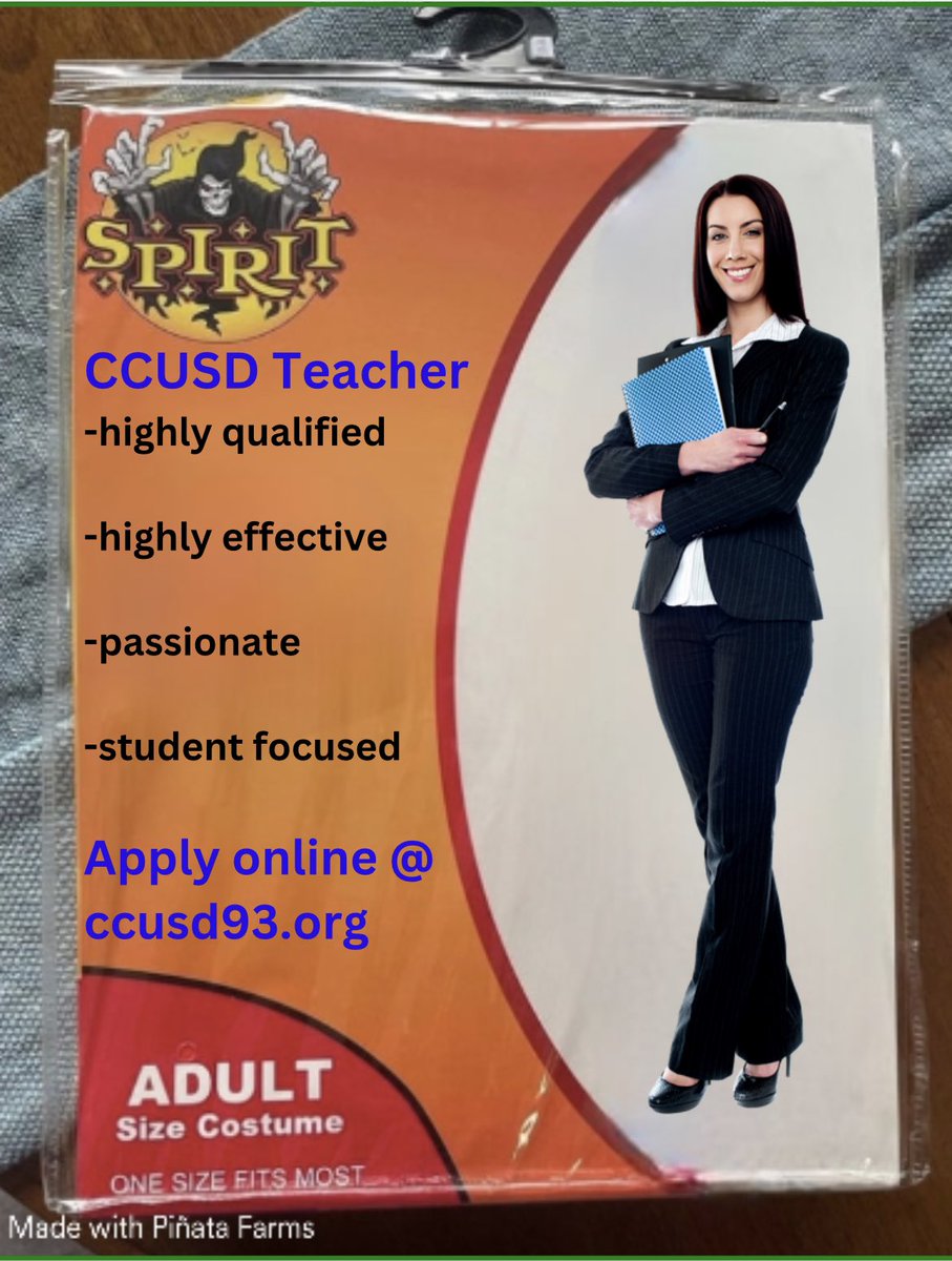 Looking for a Halloween Costume and a career making a difference in the lives of our students? Come join the CCUSD One Team!