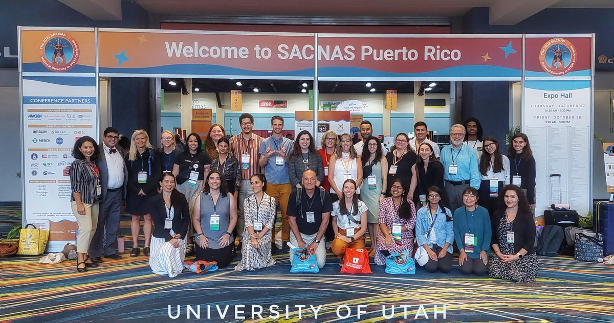 #NDiSTEM2022 The University of UTAH is grateful to be a part of the #SACNAS2022 familia! Gracias por  su hospitalidad Puerto Rico! OneU! #truediversity @SACNASUtah @utahbioscience @UofUCNC @uofu_science @uofuhealthedi @uofuedi @UofUBiochem @GSRM_UofU @UofUPopHealthEd @UofUMandI