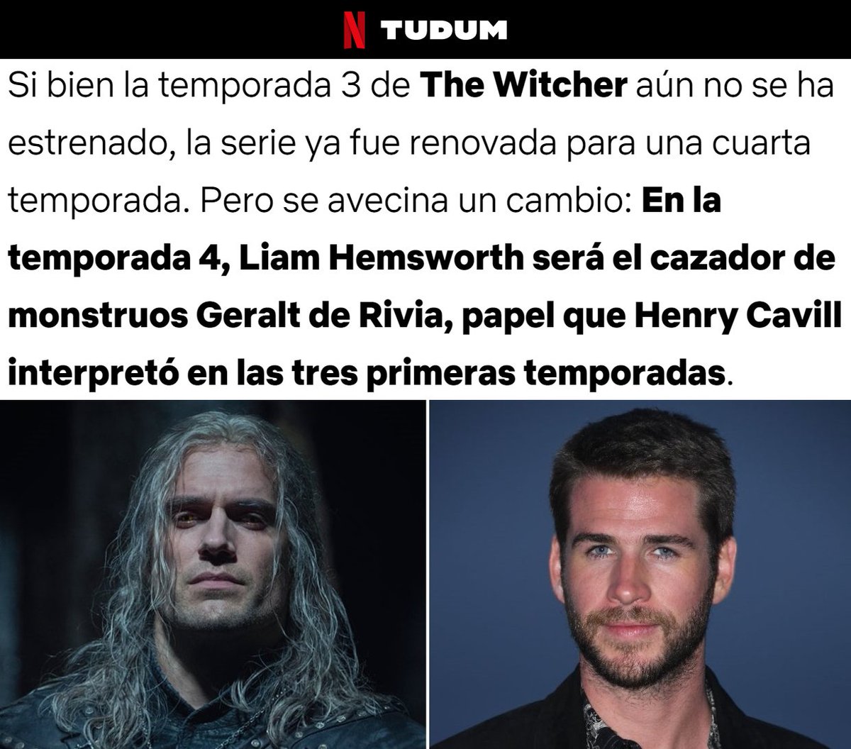 The Witcher': lo que sabemos de la temporada 4, que cambia a Henry