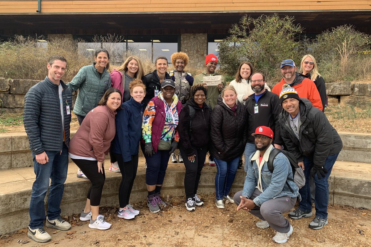 Our St. Louis #OLE37 participants gather at the end of this incredible experience! <a href="/pdemps45/">Patrick Dempsey Ed.D</a> <a href="/ABuhr_WSMS/">Mrs. Buhr @ SMS</a> <a href="/Erin_Lawson3/">Erin Lawson, Ed.D.</a> <a href="/AshleyMairFHC/">Ashley Mair, Ed.D</a> <a href="/LeslieBonner2/">Just Les</a> @EricHiggins @DrStryjewski <a href="/nmhuffman/">Nicole Huffman</a> <a href="/LeslieMarchett8/">Leslie Marchetti</a> <a href="/RachaelYounge/">Rachael Younge, Ed.D.</a> <a href="/cphillips2006/">Christina Phillips</a> @LVEJohnsonAP <a href="/KellyKozlen/">Dr. Kelly Kozlen</a> <a href="/Melanie05359665/">Melanie Davis</a>