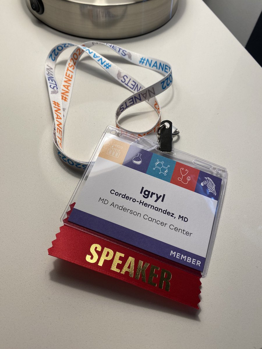 First oral presentation at #NANETS2022 for this clinician! So much still to learn about the molecular differences between G3 NETs + NECs and potential for transformation. 🦓🧬