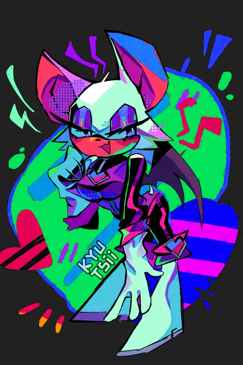 kyutsii_'s tweet photo. Sonic prime rouge!! She’s fabulous #SonicTheHedgehog https://t.co/NIZIE2gzec
