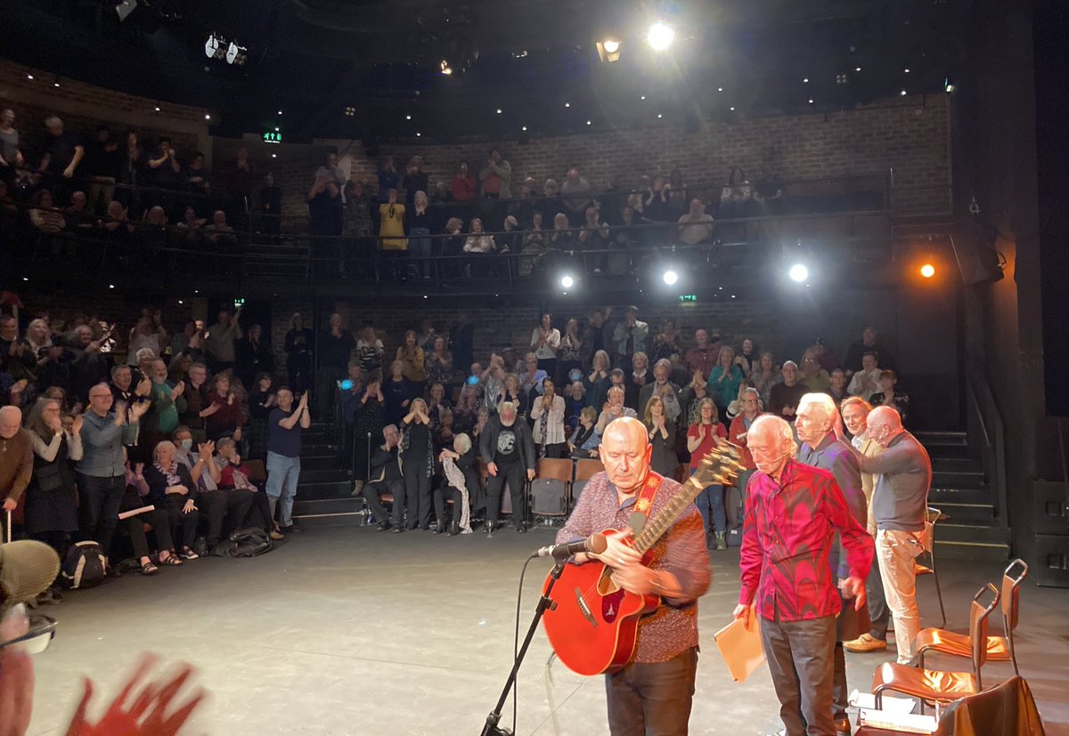 Going to have Lily the Pink in my head for days now… 🎶 Terrific 60 year (🤯) anniversary show by the Scaffold at @LivEveryPlay. Thank U Very Much @_MikeMcCartney_ @McgoughRoger & John Gorman 👏