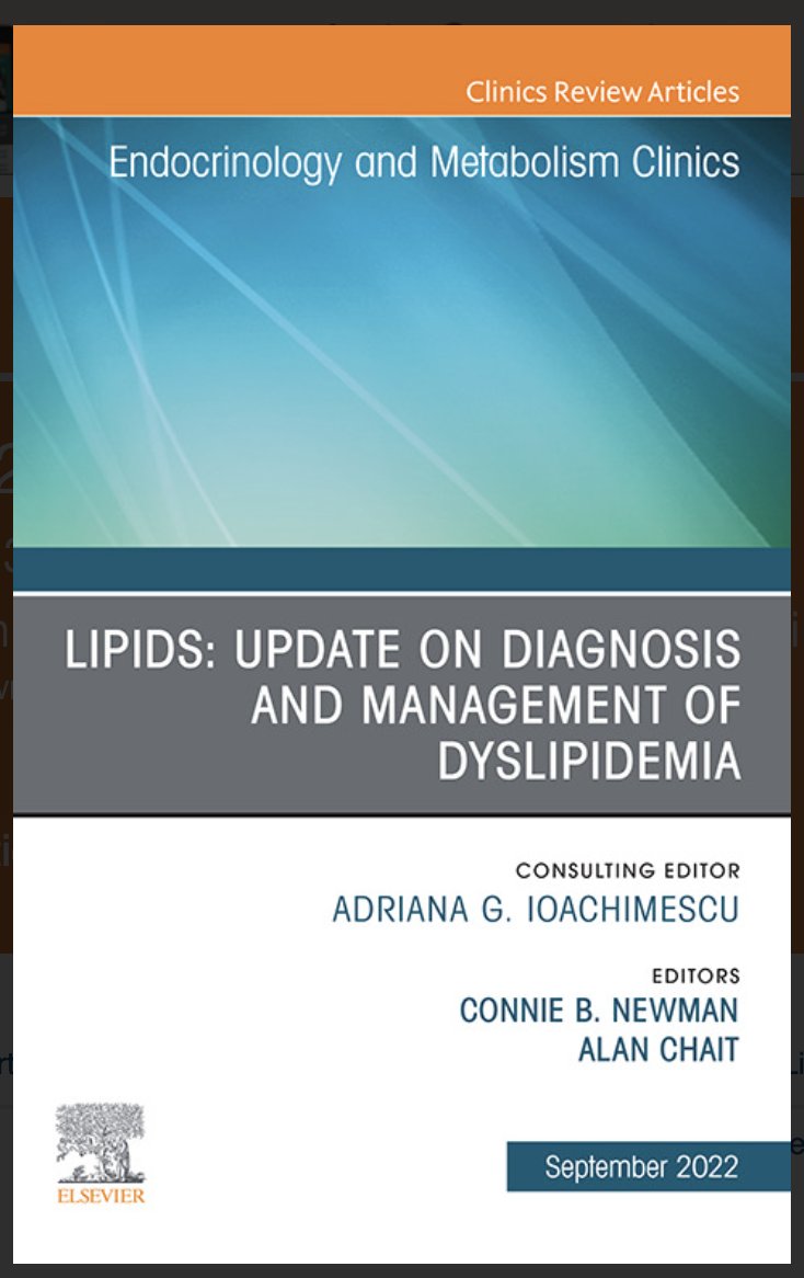 Congrats to AMWA Past Pres @ConniesMedicine on her co-editorship of the Sept 2022 issue of Endocrinology and Metabolism Clinics of North America, Lipids: Update on Diagnosis & Management of Dyslipidemia. Access Journal: bit.ly/3Nh5rbd #MedTwitter #WomenInMedicine