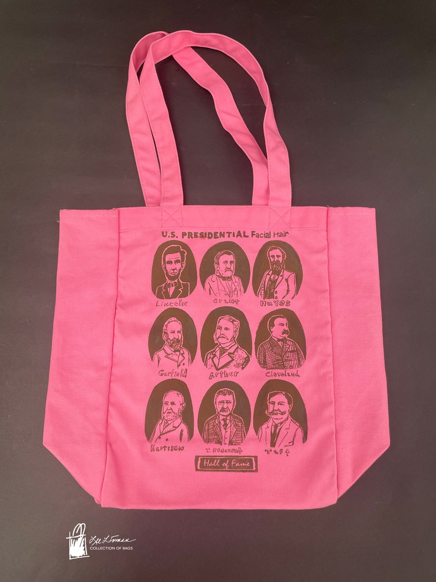 309/365: This bag by the Ellenor Art Co. features nine US presidents in the facial hair hall of fame and one honorable mention. Which one is your favorite?