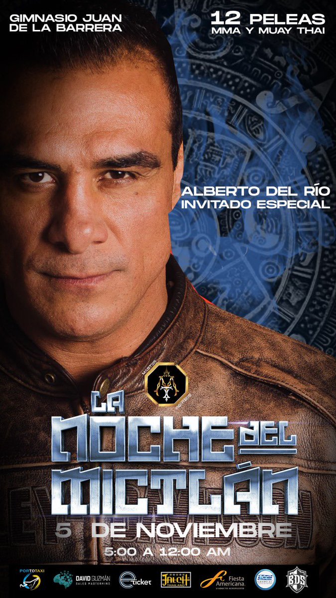 PrideOfMexico's tweet photo. El sábado 5 de noviembre estaré en este súper evento de MMA y Muay Thai, uno de los más grandes en América Latina. Los espero en el Gimnasio Juan De la Barrera de CDMX 🇲🇽🔥 https://t.co/ro92eje8Fp