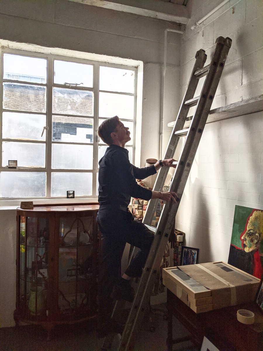 Today we took down our exhibition and started to prepare for the brand new exhibition which will open on Wednesday at The New City Gallery. Exciting.