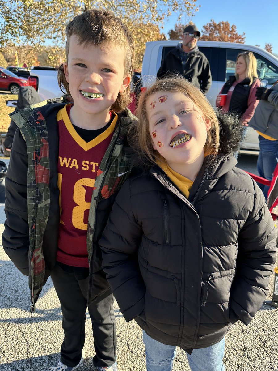CarolAnnOlson's tweet photo. These goblins are here for a win! Go Cyclones! #CyclOnation #ISU #Cyloness #cyclonenation https://t.co/4y7z0ZDEr7