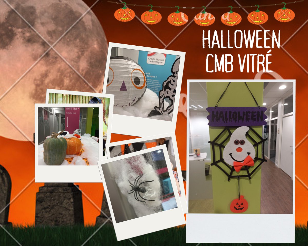 La CCM de Vitré souhaite un Happy Halloween à tous ses clients ! 🎃🎃🎃 1 déco grrrr by <a href="/SandraPoutier/">Sandra Poutier</a> 😉👍⭐⭐⭐⭐⭐
<a href="/UtVitre/">UT de VITRE - CMB</a> <a href="/WeAreArkea/">WAA|Actus</a> <a href="/CMB_DD35/">Crédit_Mutuel_DD35</a>