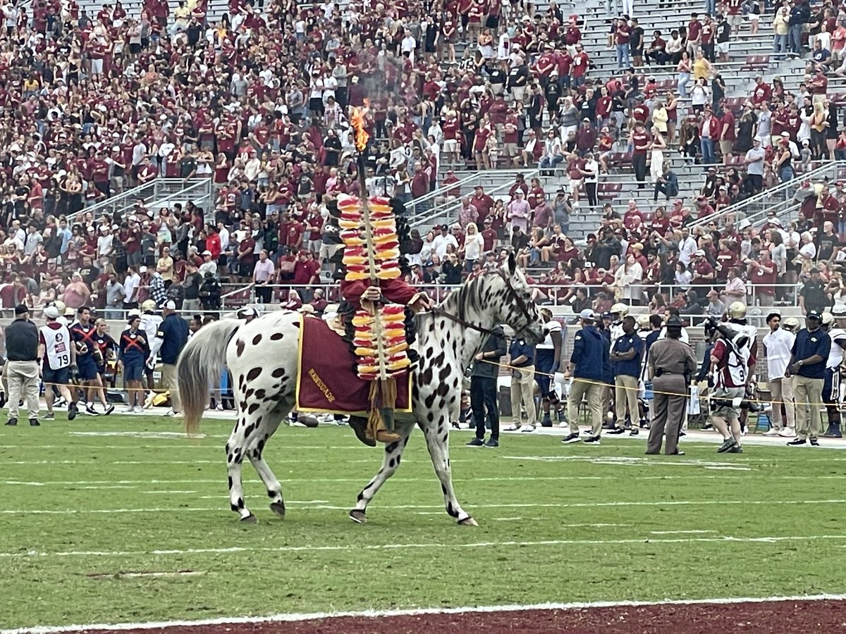 On the field for the pregame to watch one of the best traditions in college football!