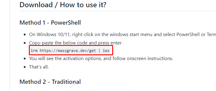 Anatoliax2's tweet photo. @yazilimogrenn bu sistem işe yaramaz. powershell i yönetici olarak çalıştırıp (başlat sağtuş) resimdeki komutu linkten kopyalayıp yapıştırın. 1 i seçin. mutlu mesut yaşayın.
https://t.co/nlcr2op2Td https://t.co/fuDm7l9PYA