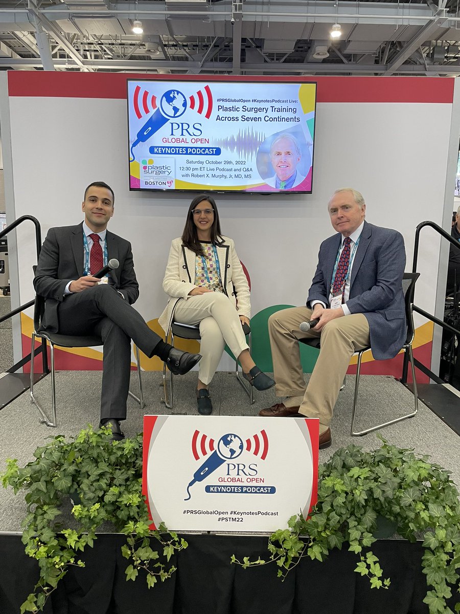 The #PRSGlobalOpenKeynotes Podcast is beginning! Come to the ASPS resource center and here these doctors talk about Plastic Surgery Training. @fserramoura #PSTM22 #KeyNotesPodcast #PRSGlobalOpen