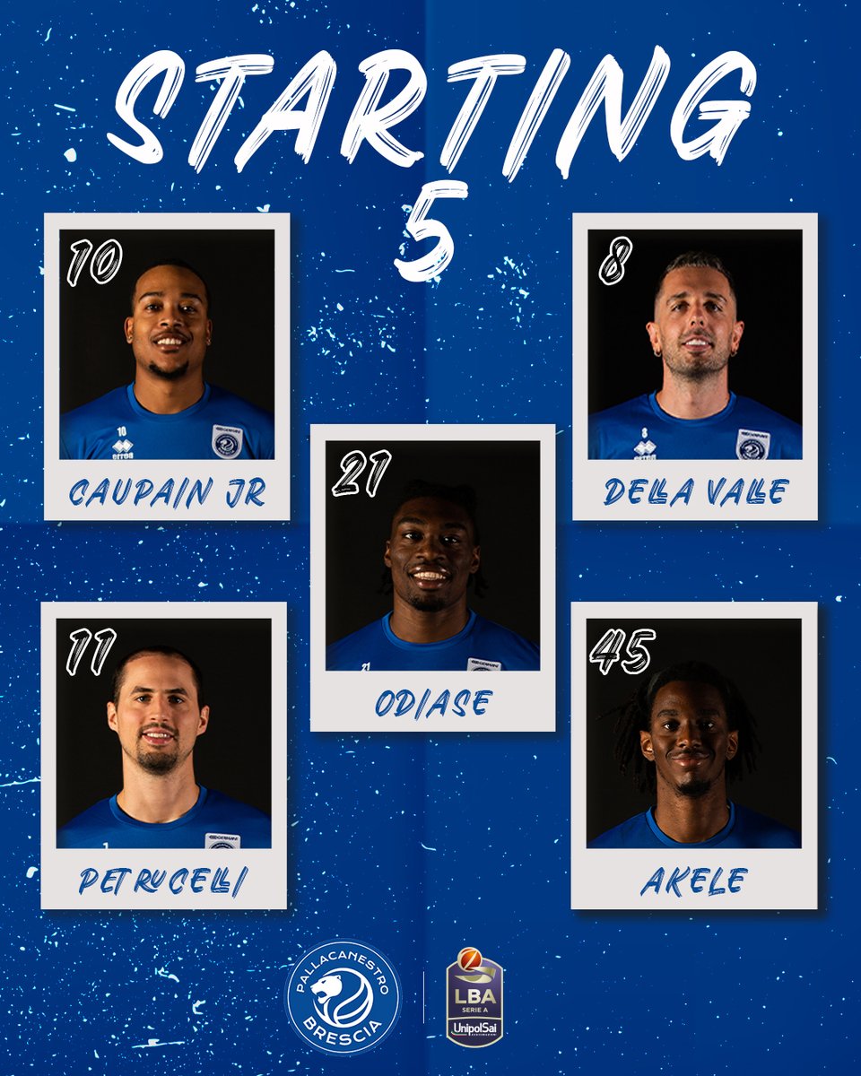GermaniBrescia's tweet photo. Lo starting five di Brescia 🆚 Pesaro
Let's go guys! 💥
LBA | 🇮🇹
#DreamBig | #Brescia | #BREPES | #TuttoUnAltroSport https://t.co/QhQmEVKyG2