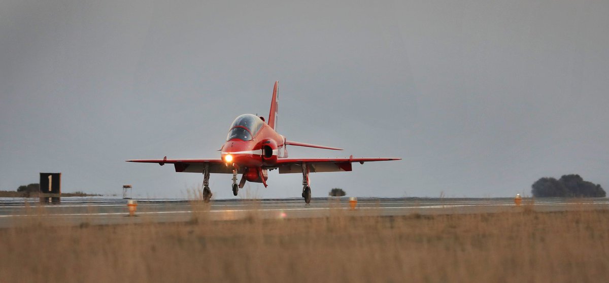 Return of the Reds! 🛩 The Royal Airforce Aerobatic Team (RAFAT), the Red Arrows, return to Cyprus today as part of Op EASTERN HAWK. They will be using RAF Akrotiri as a staging post before continuing to tour the Middle East and Egypt. Welcome back! @rafredarrows