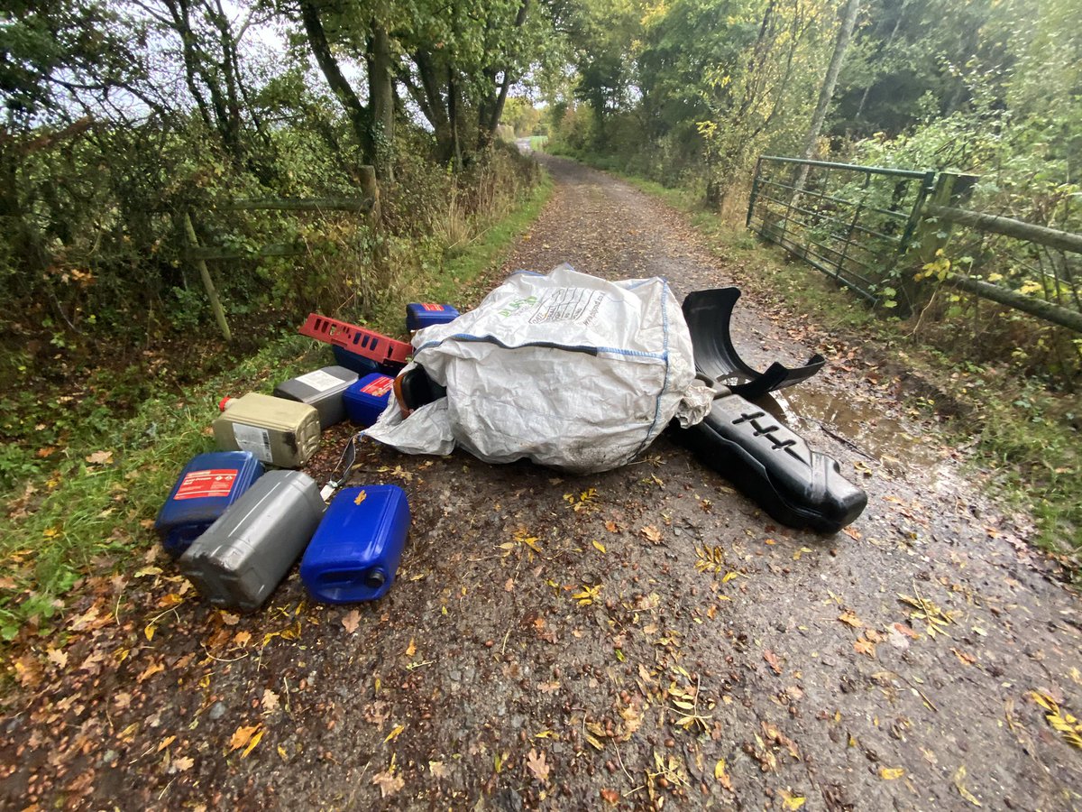 Such a shame, people illegally dropping their unwanted goods on our property