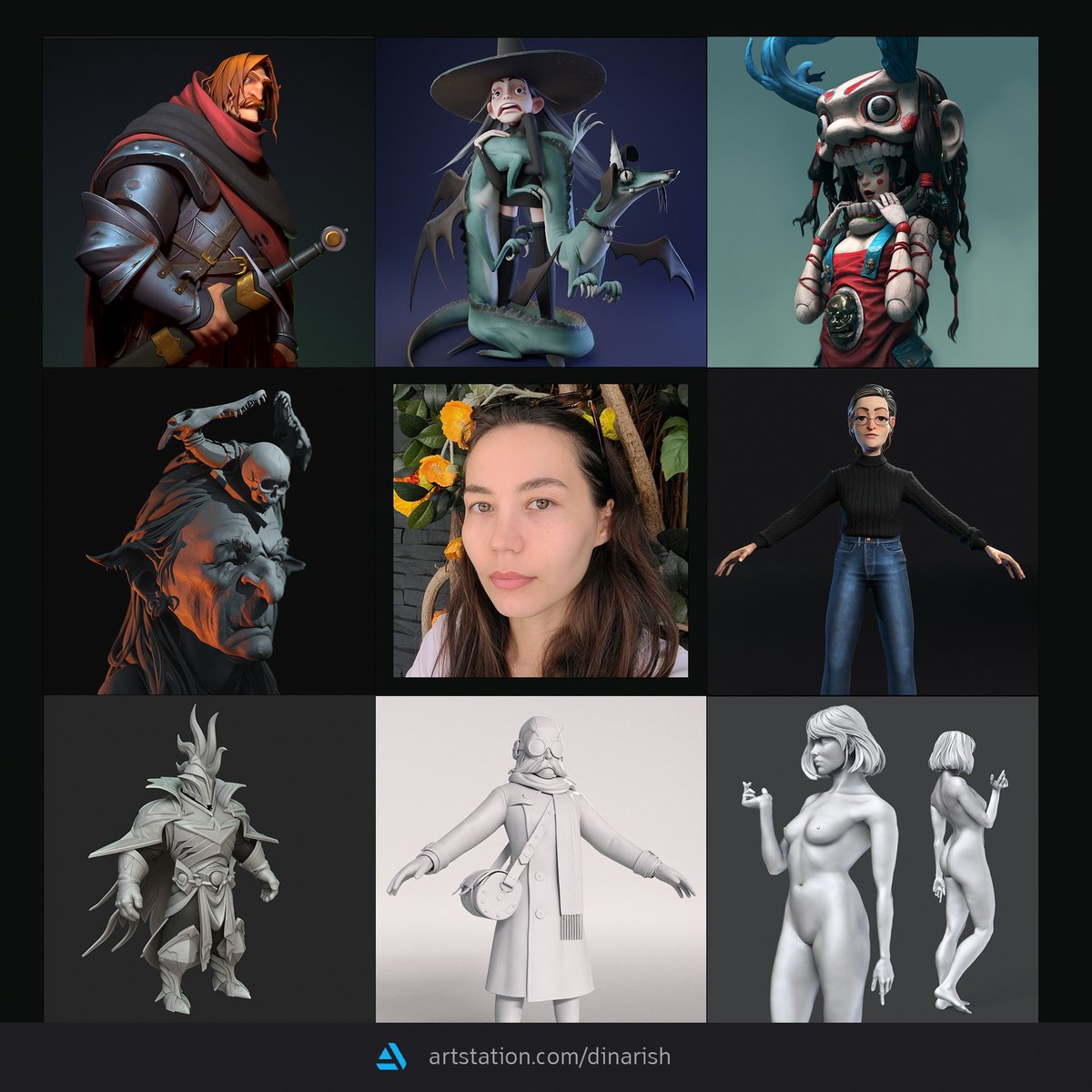 Hey guys, I'm a little late for the #ArtstaionDay as always... 🙃 But I'm actively looking for a job so pass it along if you know someone who is looking for a Character Artist! ✌️