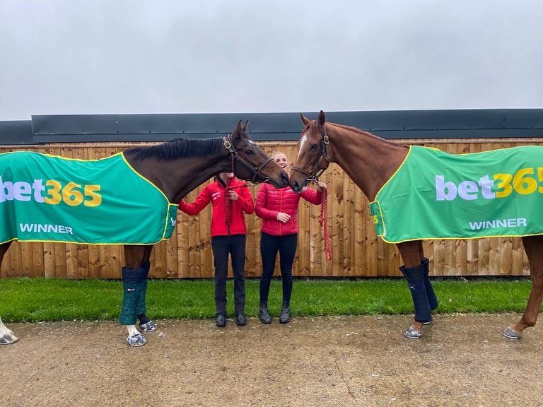 DSkeltonRacing's tweet photo. #TeamSkelton and @harryskelton89 HAT TRICK @WetherbyRaces !! 

🏆 MOLLY OLLYS WISHES lands the Listed Mares’ Hurdle 🏆 PROSCHEMA wins the Grade 2 West Yorkshire Hurdle 🏆ROCKY MAN finished up winning the Handicap Hurdle.

What a day, finished with a Kiss 💋

@MollyOllys https://t.co/XGgZ4fWAXm