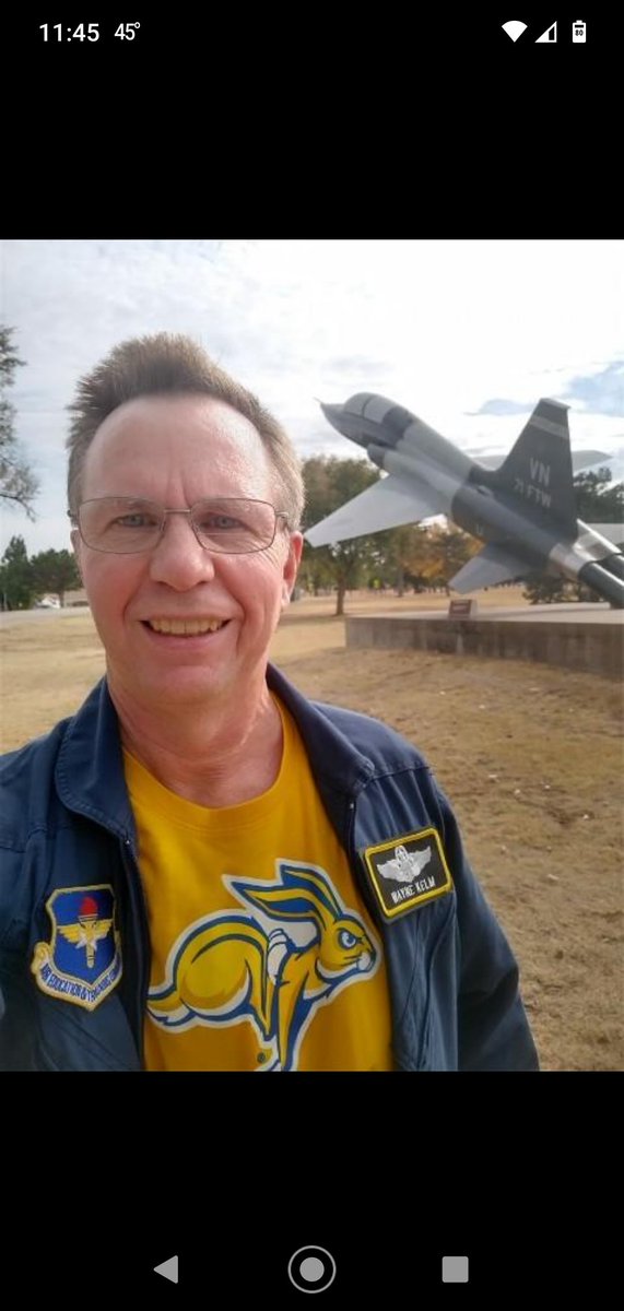 LauraKelmG's tweet photo. My dad at Vance Air Force Base, Oklahoma. #GoJacks https://t.co/54gTX1sR21