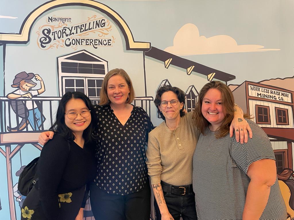 Grassriots's tweet photo. Our team is having a blast at the 2022 Nonprofit Storytelling Conference in San Antonio, TX hearing the different ways fundraisers use storytelling to connect with their communities!
@npstoryconf #NonProfit #npComm #npTech https://t.co/WoTsbdM8CG