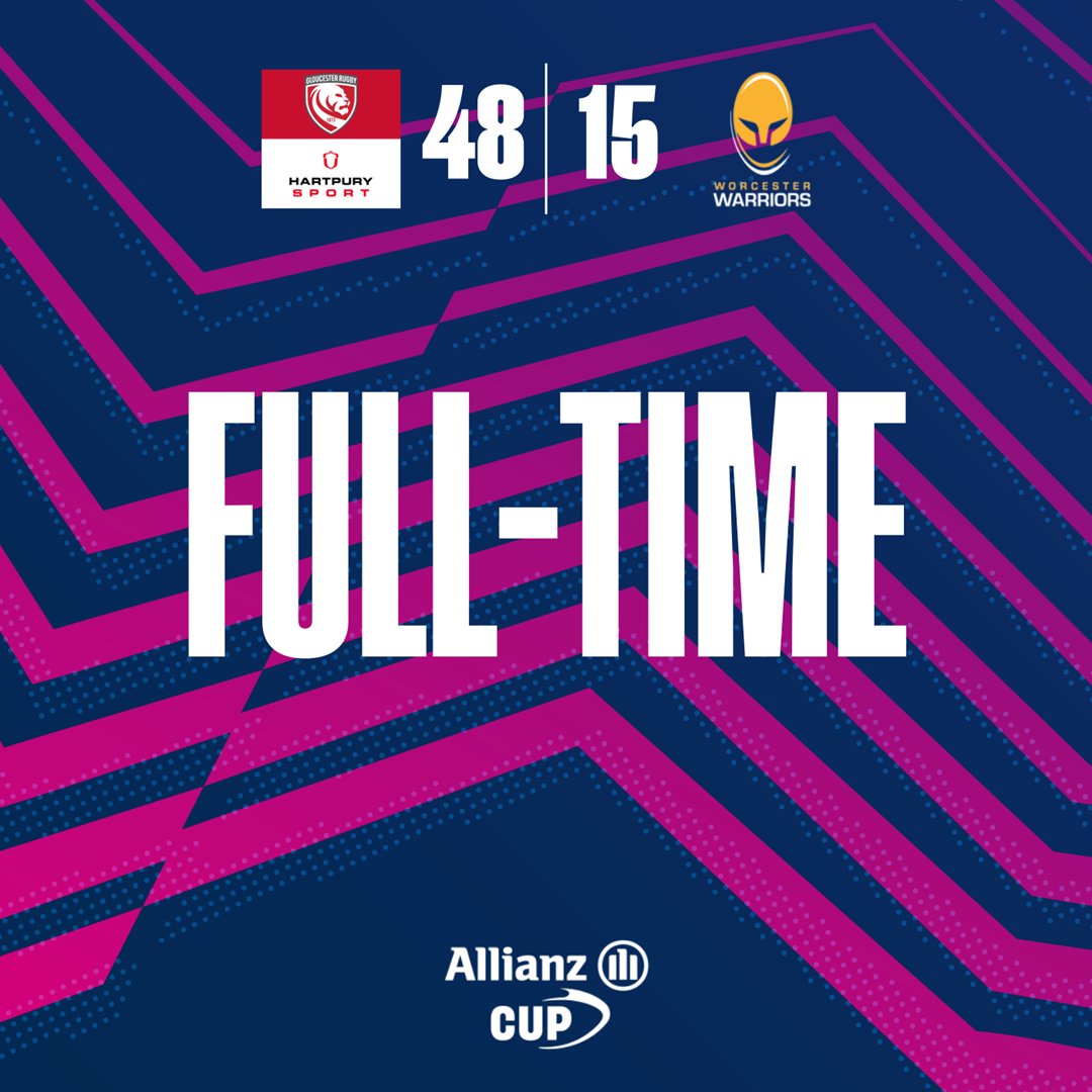 Full time at The Alpas Arena. A bonus-point win for @Glos_PuryWRFC and absolutely fantastic to see @WorcsWarriorsW back in action 🙌