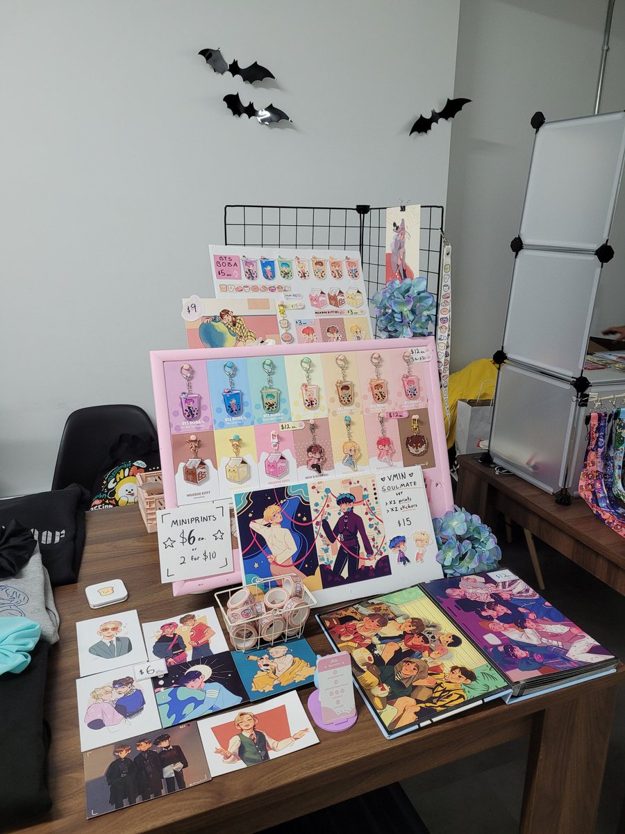 astroxnot's tweet photo. all set up at #Moonchildren_TO with @ArmyDay_TO !!! come drop by ^^ https://t.co/HSzC7cvyxf