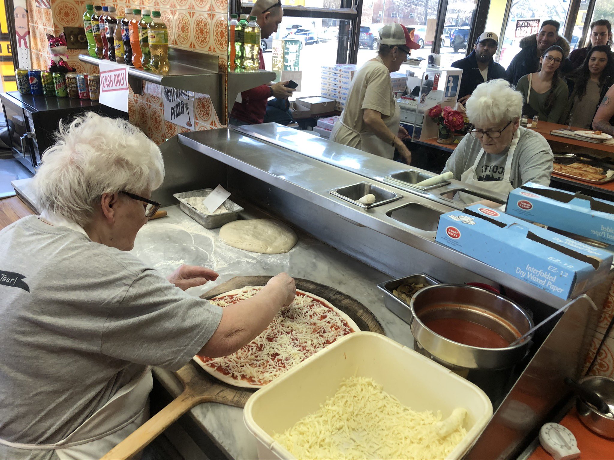 Scott's Pizza Tours on Twitter "John’s Pizzeria in Elmhurst, Queens is back in business for the