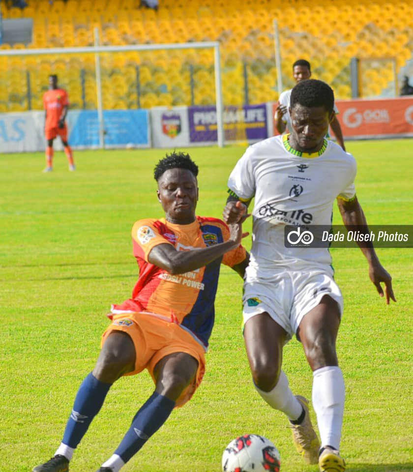 Hearts 2:1 Goldstars Isaac Mensah @Awako10_ 🤩 ✨@dadaoliseh 👊