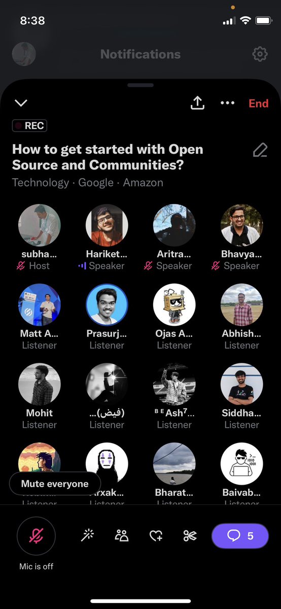 subhamstwt's tweet photo. Yeah so, Me and my fellow peers @HariketSheth and @aritrastwt conducted a space on “How to get started with OS and Communities” and it was huge success even during Diwali holidays! Got a huge response from many students both of VIT and outside VIT! Will conduct many more events! https://t.co/JYxmY4ME8a
