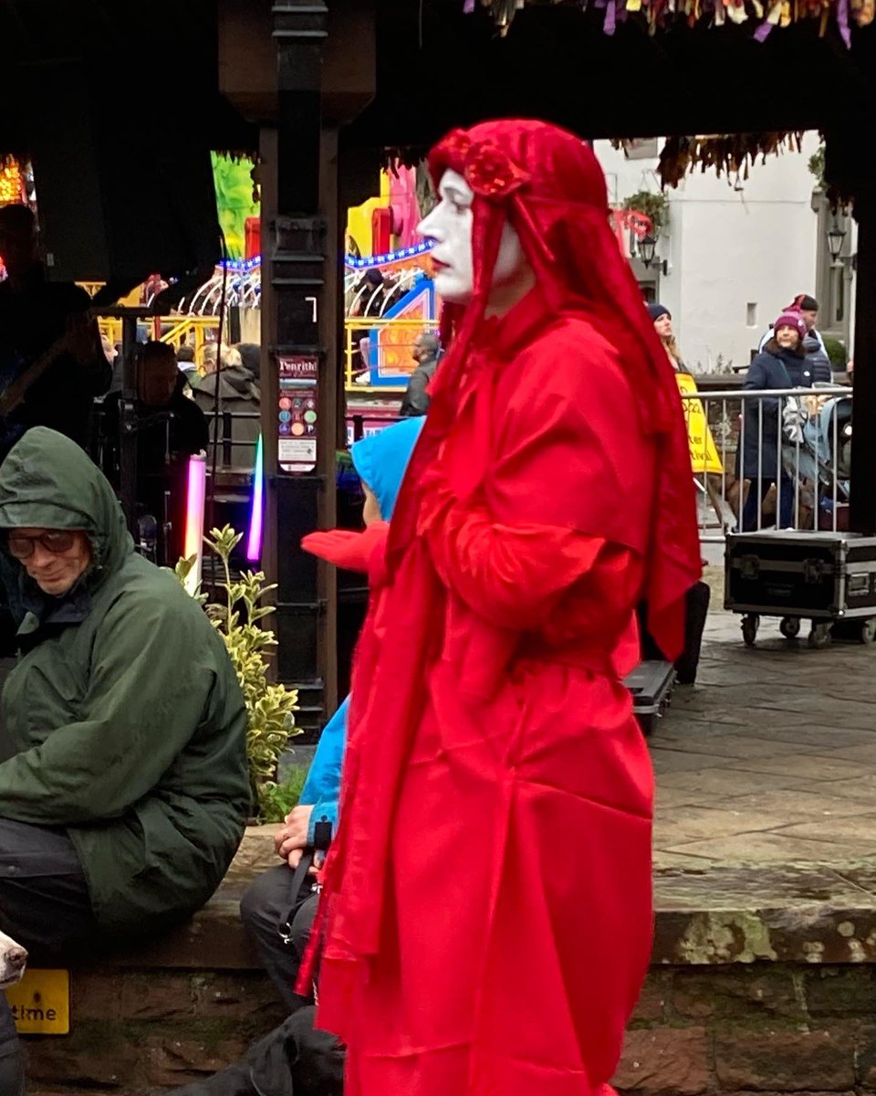 It may have been a damp, mizzley day in Penrith, but there were plenty of people about enjoying the #WinterDroving festivities