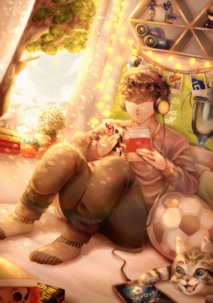 imma_artsu's tweet photo. 『 𝘈 𝘊𝘢𝘭𝘮 𝘈𝘧𝘵𝘦𝘳𝘯𝘰𝘰𝘯 』

My full piece for @BlueLockZine!! (feats a very wrong interpretation of Niko cough)

#bluelock #ブルーロック #ブルーロックFA https://t.co/hdXhYnWNfi