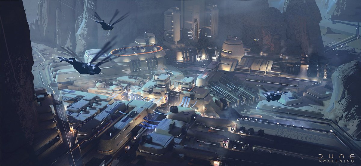 empiretwposts's tweet image. New concept arts of an upcoming open-world MMO Dune: Awakening.

2/2

#Dune #PC #PlayStation #Xbox