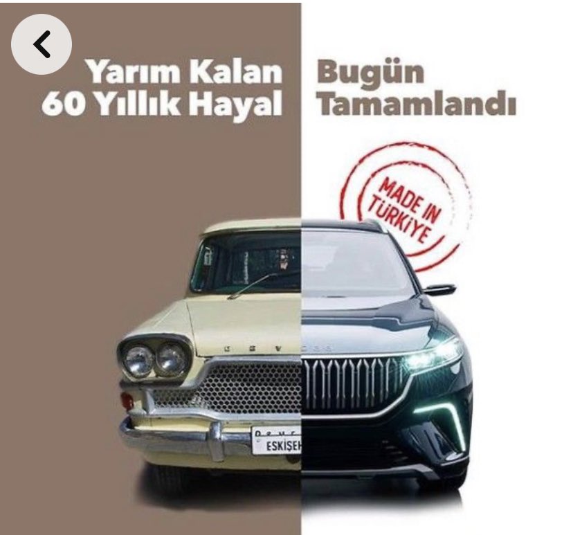 UckMustafa's tweet photo. #Cumhuriyetimiz in 99. yılında 
#Devrim otomobili ve #Devrin otomobili 
Vatanımıza milletimize hayırlı mübarek olsun. Emeği geçen herkesten Allah razı olsun gururlanmamak elde değil. https://t.co/s2HrVewakl