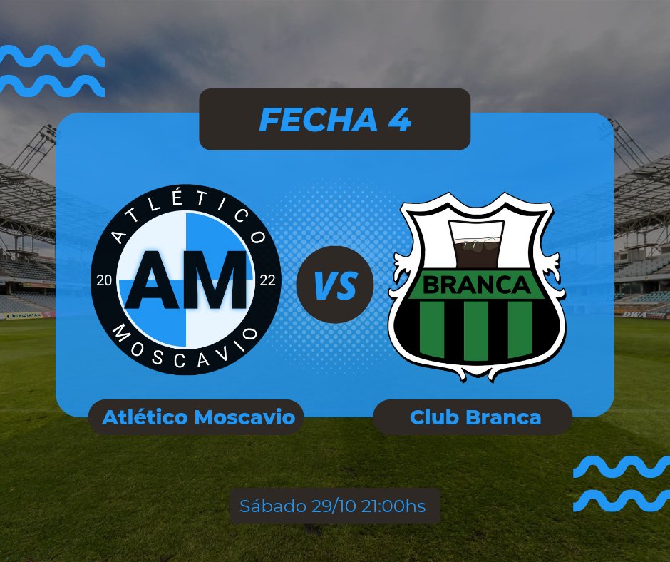 ⏩ Próximo Partido ⏩

Juega Atlético Moscavio por la fecha 4 de la <a href="/LigaCordobesaFF/">Liga Cordobesa de Fútbol Falopa ❁</a>

🏟️ Estadio ( visitante )

🆚 @BrancaClub

⌛ 21:00 HS Arg

📺 twitch.tv/ligacordobesaff

#Vamosciruja