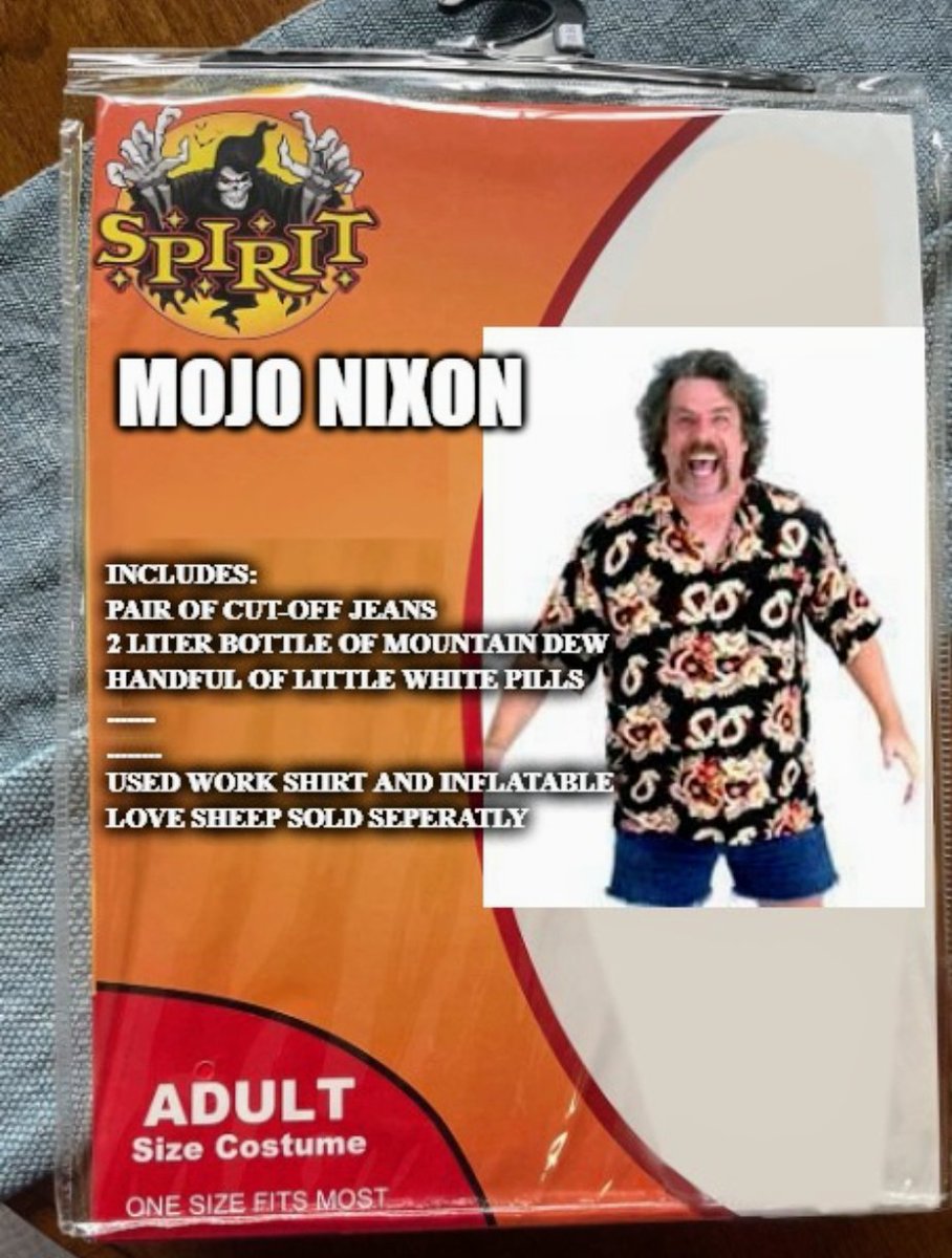 So who's dressing up as Mojo for Halloween this year?