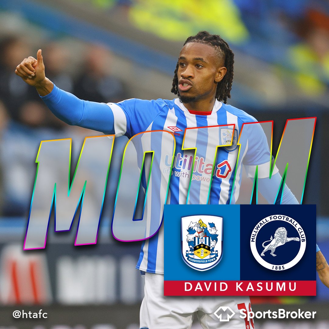 This man didn't stop today 👏 @DavidKasumu is your Man of the Match 🙌 #TerrierSpirit | #htafc