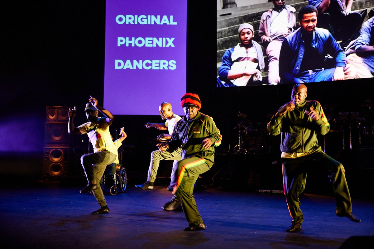 JamaicaLeeds's tweet photo. #Thistimelastweek #RebelliontoRomance #TheShow; a phenomenal look back to 70s & 80s #Leeds through #dance, #music, #consciousness, #comedy and so, so much more. Thanks to the BRILLIANT OPD, #DavidHamiltonMBE, #VilmoreJames, #EdwardLynch, #DonaldEdwards & #MervilleJones https://t.co/02QREKrYJZ