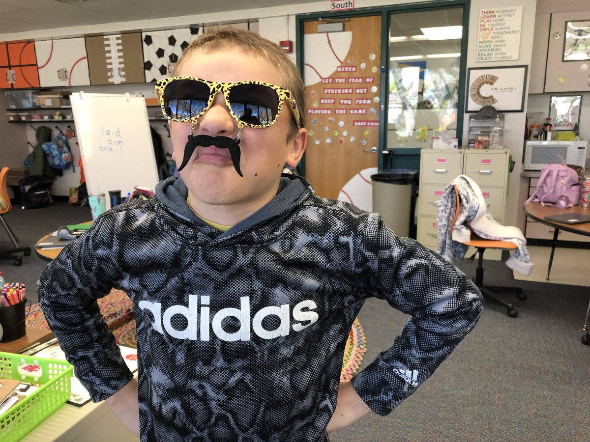 I mustache you a question… <a href="/AHSD25Westgate/">Westgate Elementary</a> #WGLeads