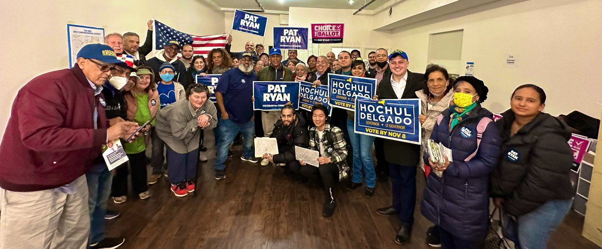 mrortegany's tweet photo. @CityAndStateNY said, “Fight for House control. All eyes are on #NewYork when it comes to control of Congress, with as many as 10 competitive races”. @EspaillatNY’s field trip is #RollingDeep to #GOTV for @PatRyanUC! Join the cause, do your part and vote (early voting included). https://t.co/jTcIBZNzSM