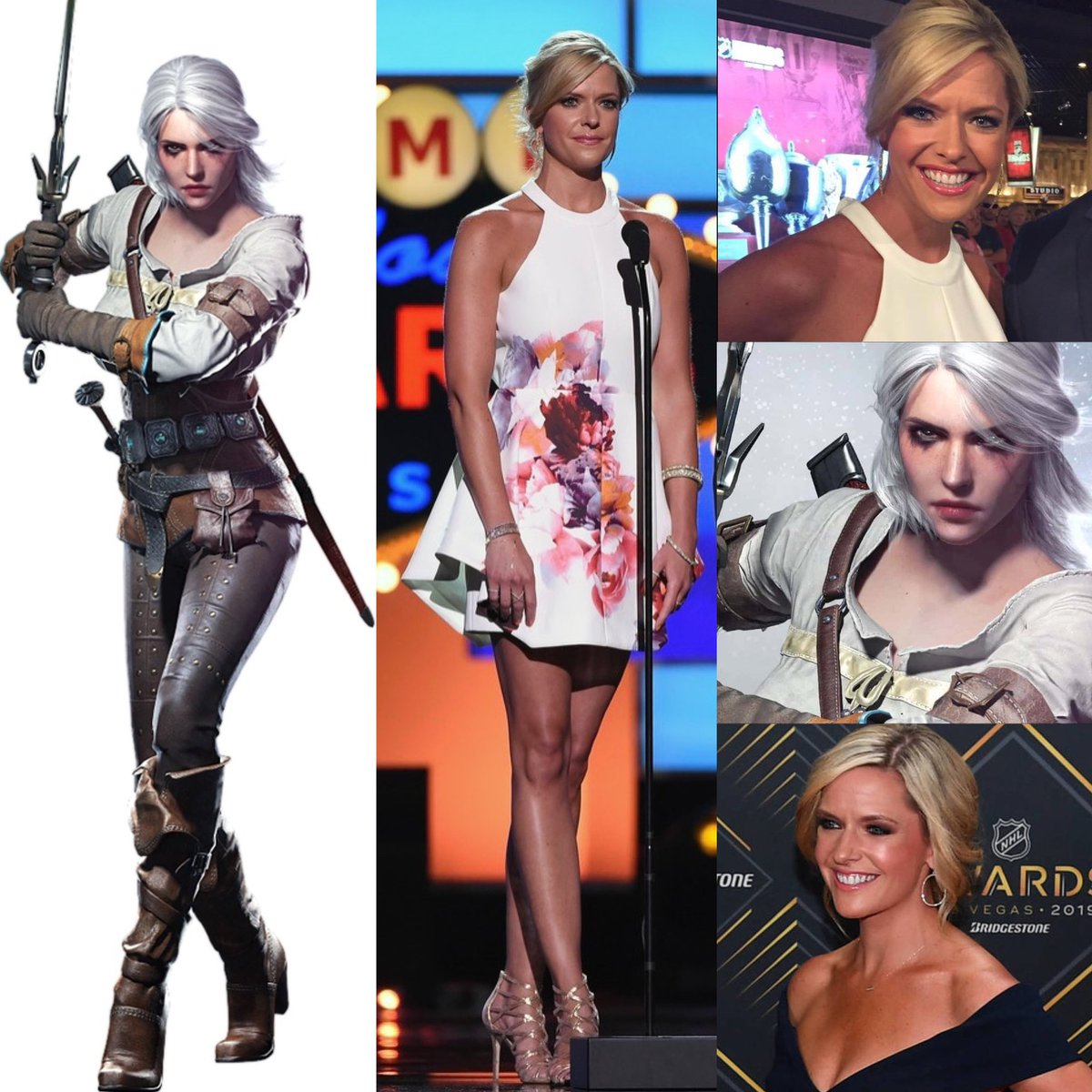 AmyBoston's tweet photo. I think @KathrynTappen should be Ciri from @witchergame for Halloween! She is more Ciri than Ciri don’t you agree? 😆 @CDPROJEKTRED We miss you watching #NHL Kathryn! https://t.co/Z0fJmnTTg8