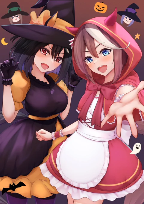 テイオーとキタちゃんでトリックオアトリート#ウマ娘 