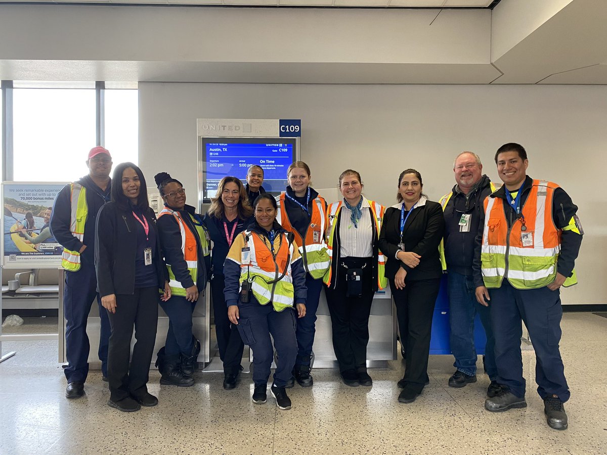 Congratulations to our folks at gate C109 as they are the rock stars for having the highest weekly TCI competition <a href="/KevinSummerlin5/">Kevin Summerlin</a> <a href="/BsquaredUA/">Bradley Boyd</a> <a href="/Catalinarioso/">Catalina Rios</a> <a href="/SwayzerSharon/">Sharon Swayzer Rayon</a> <a href="/MikeHannaUAL/">Mike Hanna</a> <a href="/rodney20148/">Rodney</a> 👏🏻👏🏻👏🏻🎊🎊👍🏻👍🏻 #consistency