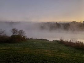 formerfresnan's tweet photo. A lovely day of spooky sunrises, from Nova Scotia to Berlin (with Brooklyn in between). Photo @BarbaraLounder in Dartmouth

Walk your sunrise with us tomorrow!

#BritishSummerTIme #SunriseWalks #WalkingArtistsNetwork https://t.co/16pwKEevav
