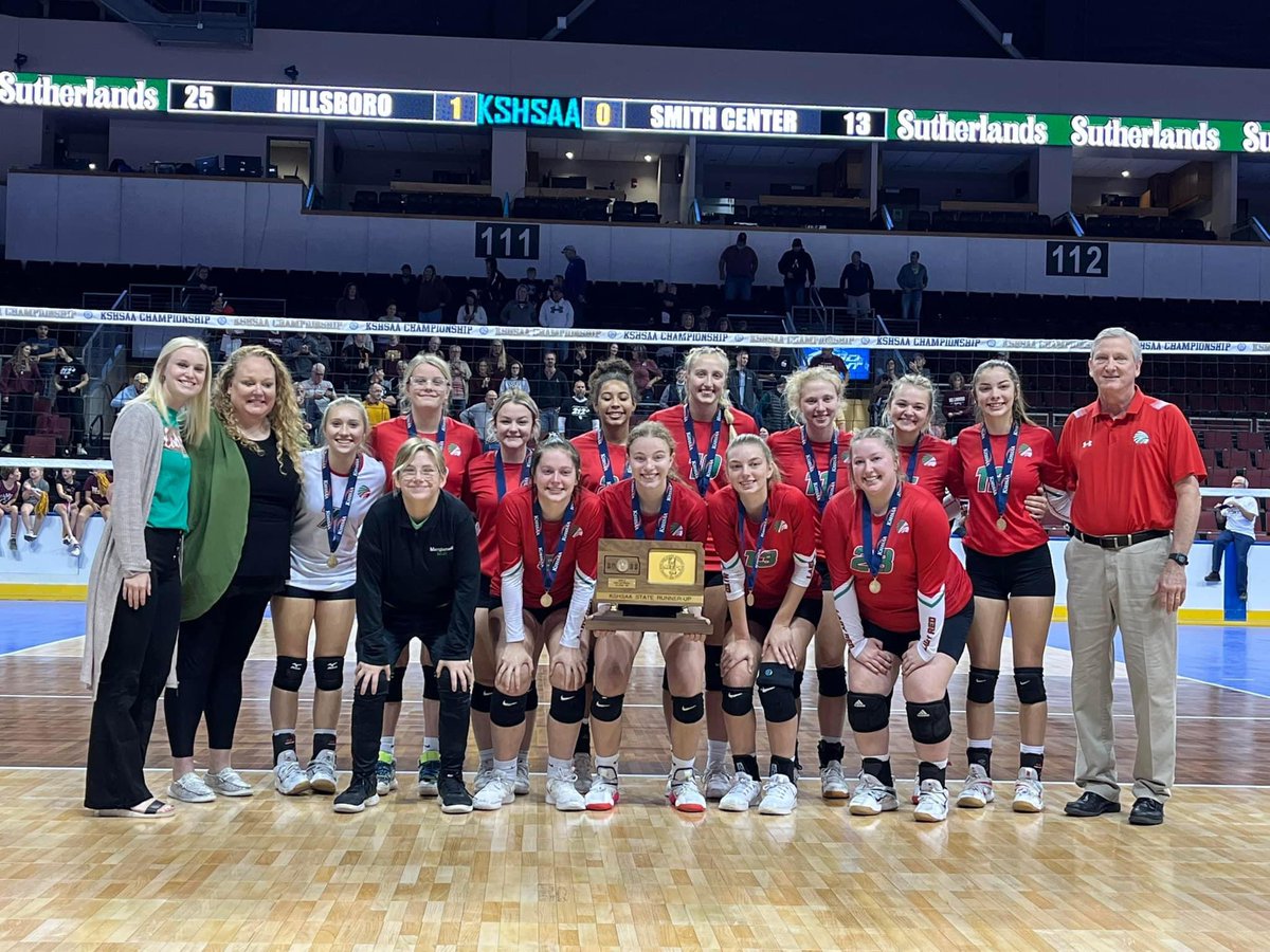 KSHSAA 2A State 🏐 Runner-Up!! The Lady Red ended their season 40-5! So proud of you LADY RED!  Thanks to everyone who came to support these girls! And everyone who watched and listened from afar! We appreciate all of you! #PowerOfTheTribe