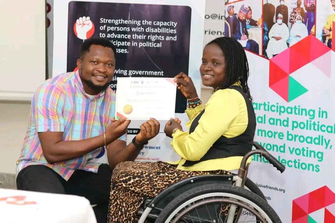 inclusivefrnds's tweet photo. It's a wrap!!
Within the week, we had an insightful and transformational capacity-strengthening training through our #ParticipateToday PWD Civic and Political Organizing Lab in the FCT.
@NEDemocracy https://t.co/FFTmF8ROR6