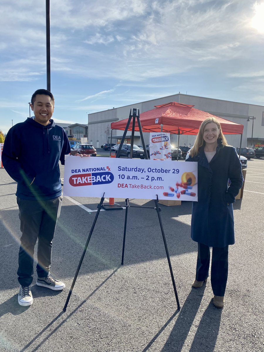 Today is #TakeBackDay - Join me &amp; DEA at Northtown Mall in Spokane to safely dispose of unneeded medication. <a href="/DEASEATTLEDiv/">DEASeattle</a> <a href="/DEASpokane/">DEASpokane</a> <a href="/SpokanePD/">Spokane Police</a> <a href="/USAO_EDWA/">U.S. Attorney EDWA</a>