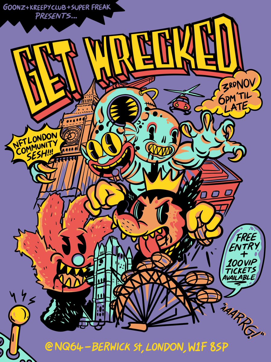 <a href="/piovincenzo_/">Pio</a> You gotta get yourself over to hang with <a href="/Cryptoon_Goonz/">Goonz</a>, <a href="/kreepyclub/">KЯEEPY CLUB</a> and <a href="/5uperfreak/">Super Freak</a>!