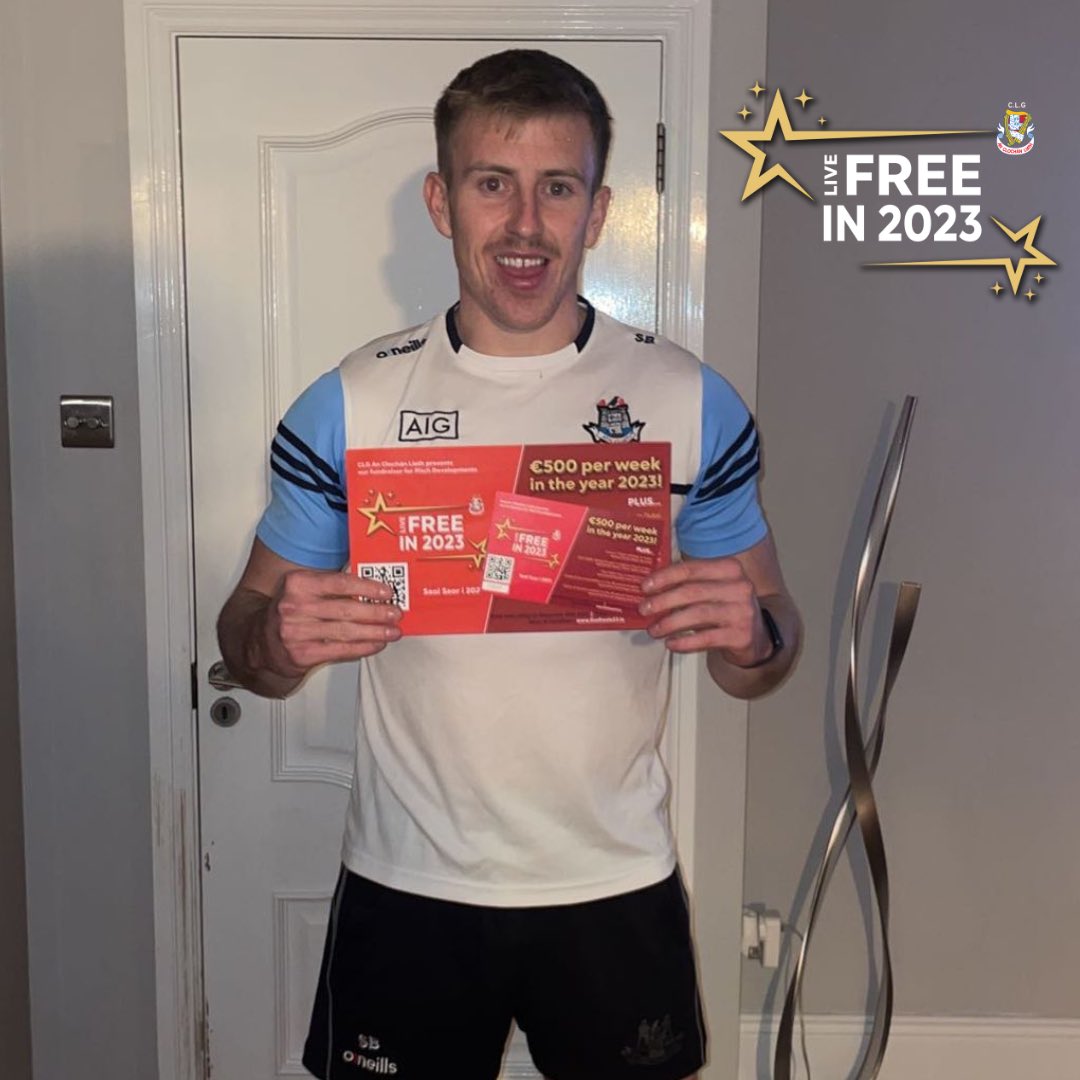 Dublin half forward @S_Bugsyy has got his #LiveFreeIn23 ticket 🤩 €20 a ticket, 3 for €50 or 7 for €100. Get your ticket on our website @ livefreein23.ie #LiveFreeIn23
