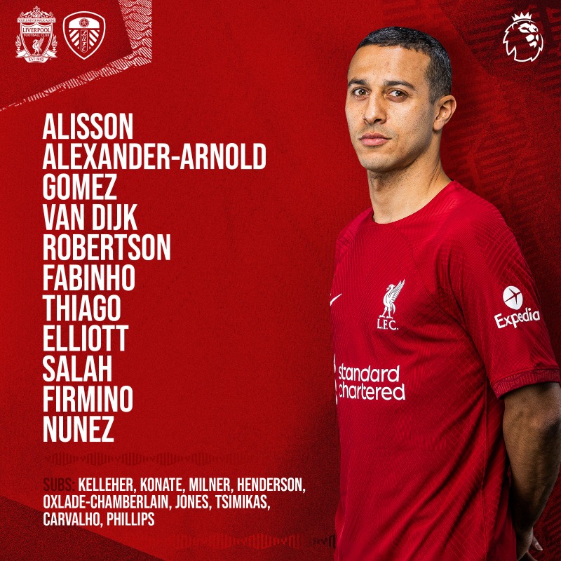 LFC's tweet photo. The Reds to face Leeds tonight 👊🔴

#LIVLEE